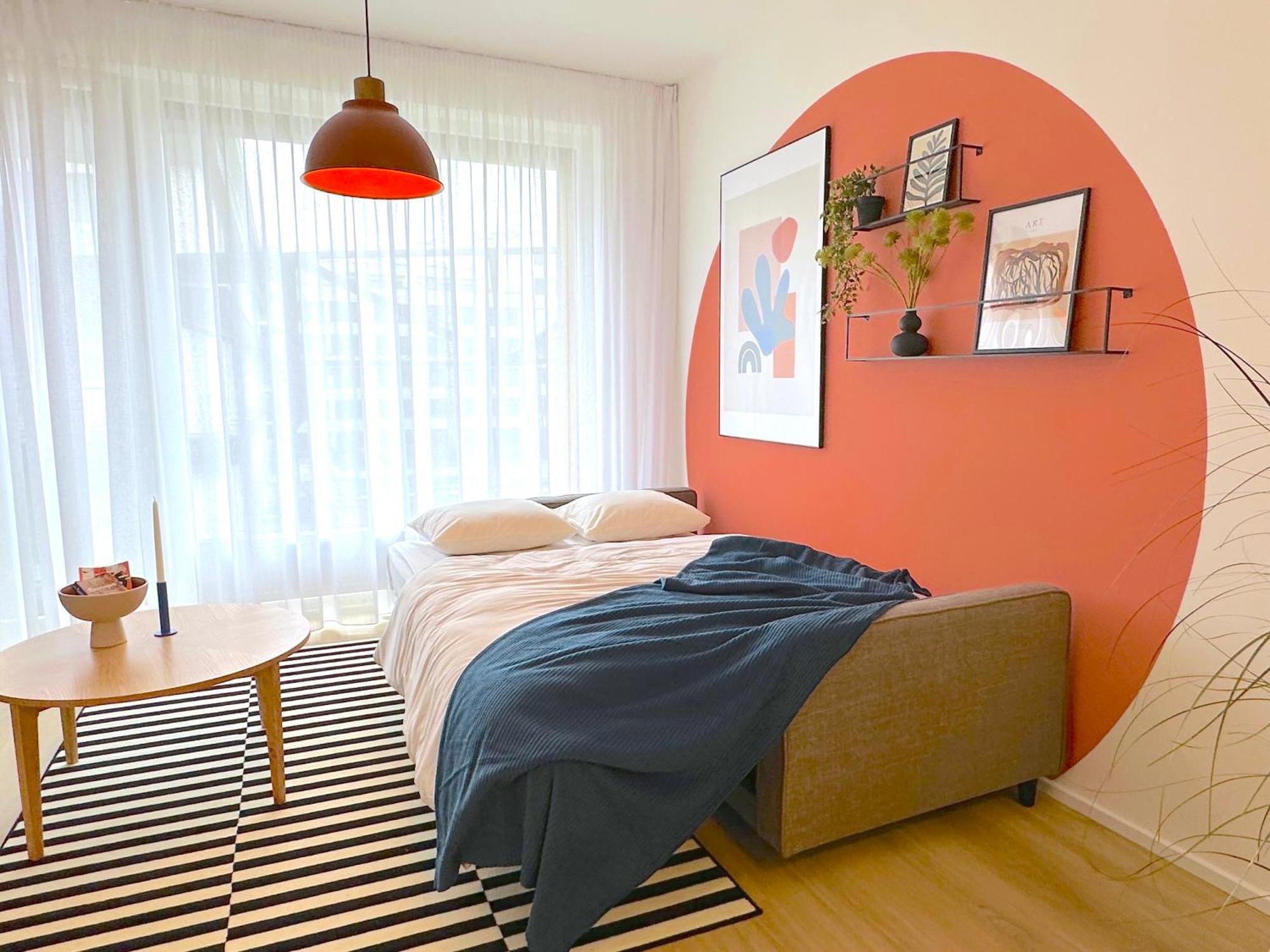 Design Apartment - Balcony, Free Parking, Yoga, 10 Mins To Center, By Gravity プラハ エクステリア 写真